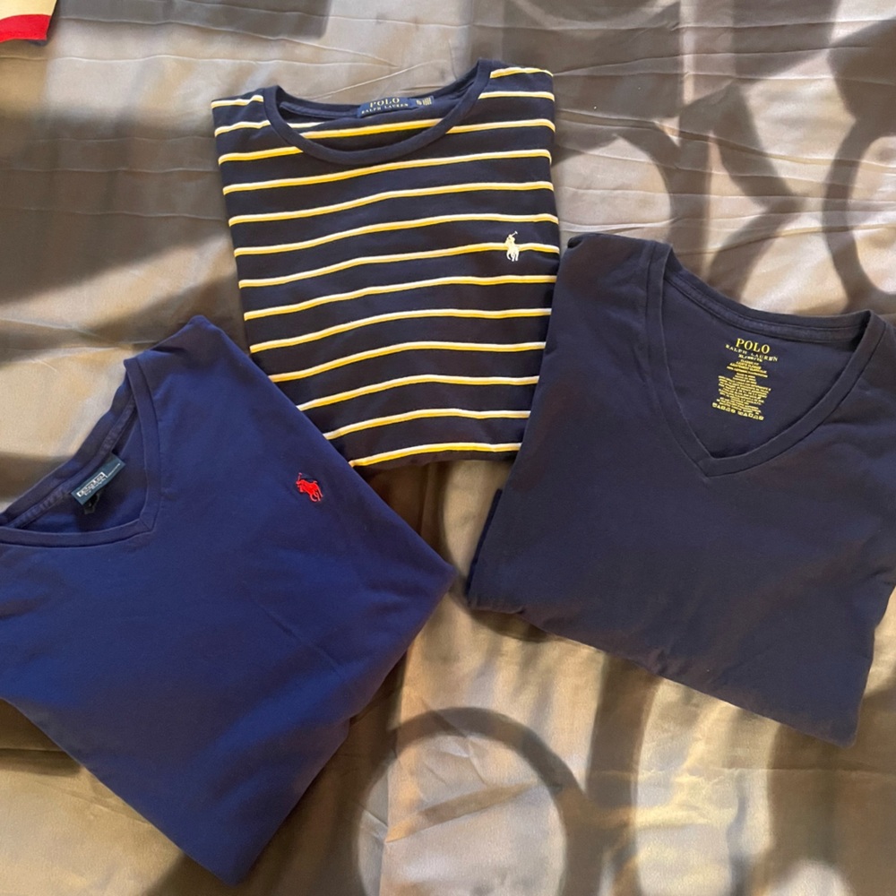 Ralph Lauren Polo Tee shirt bundle (Sold as Lot)